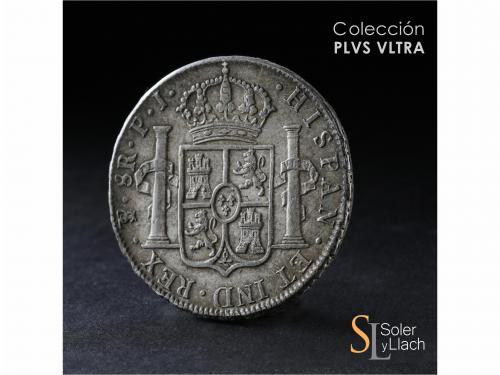 FERNANDO VII. 8 Reales. 1817. POTOSÍ. P.J. 27,13 grs. Pátina