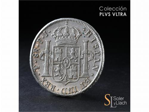 FERNANDO VII. 8 Reales. 1820. POTOSÍ. P.J. 27,11 grs. Brillo