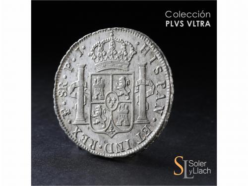 FERNANDO VII. 8 Reales. 1821. POTOSÍ. P.J. 26,94 grs. Brillo