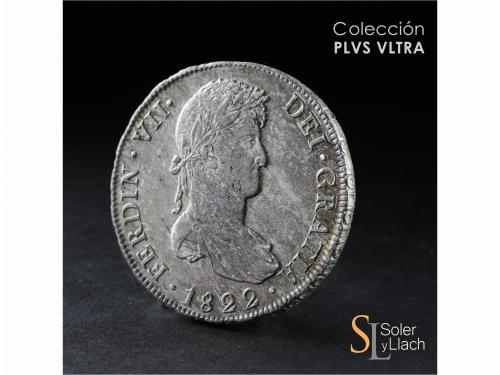 FERNANDO VII. 8 Reales. 1822. POTOSÍ. P.J. 27,22 grs. Pequeñ
