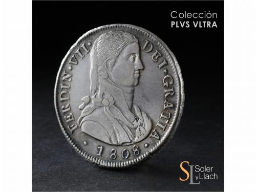 FERNANDO VII. 8 Reales. 1808. SANTIAGO. F.J. 26,59 grs. Bust
