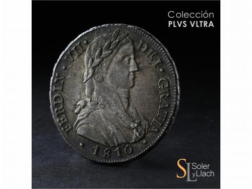 FERNANDO VII. 8 Reales. 1810. SANTIAGO. F.J. 26,83 grs. Bust