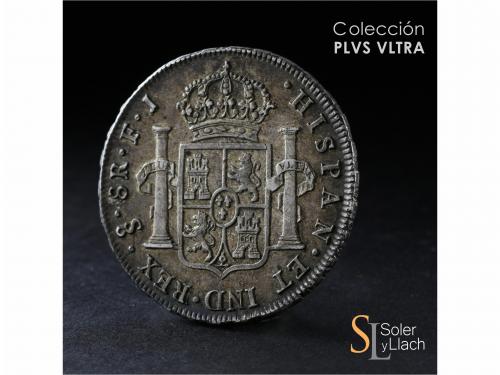 FERNANDO VII. 8 Reales. 1810. SANTIAGO. F.J. 26,83 grs. Bust