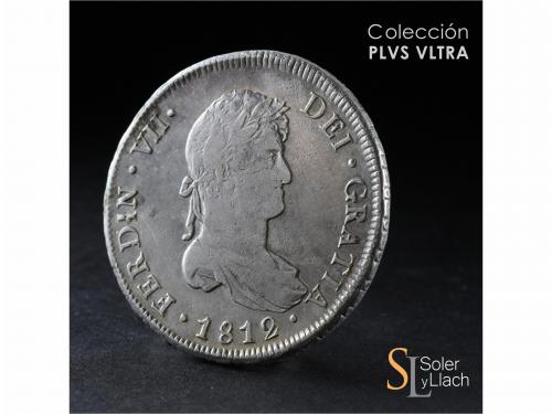 FERNANDO VII. 8 Reales. 1812. SANTIAGO. F.J. 26,93 grs. MBC+