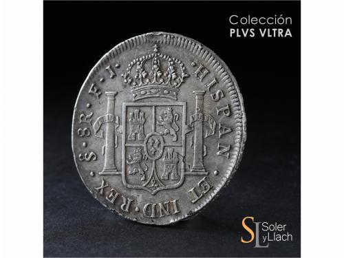 FERNANDO VII. 8 Reales. 1816. SANTIAGO. F.J. 26,67 grs. EBC-