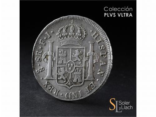 FERNANDO VII. 8 Reales. 1817. SANTIAGO. F.J. 27,27 grs. Últi