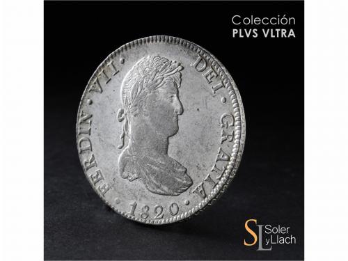 FERNANDO VII. 8 Reales. 1820. MÉXICO. J.J. 26,93 grs. Pleno 