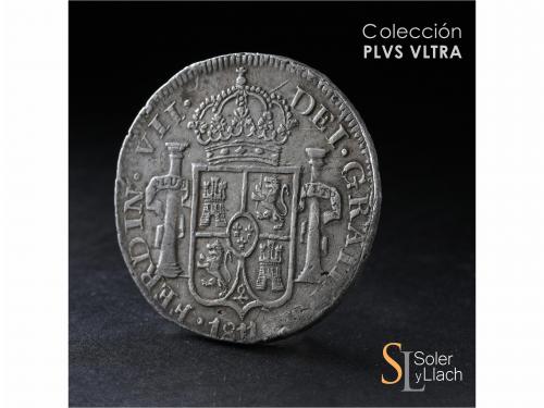 FERNANDO VII. 8 Reales. 1811. ZACATECAS. 28,28 grs. Castillo