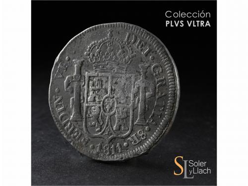 FERNANDO VII. 8 Reales. 1811. ZACATECAS. 27,80 grs. Castillo