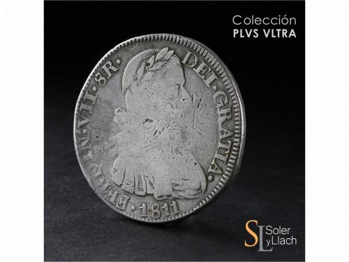 FERNANDO VII. 8 Reales. 1811. ZACATECAS. 26,20 grs. Busto ar