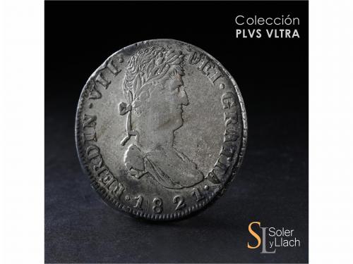 FERNANDO VII. 8 Reales. 1821. ZACATECAS. A.Z. 26,63 grs. Var