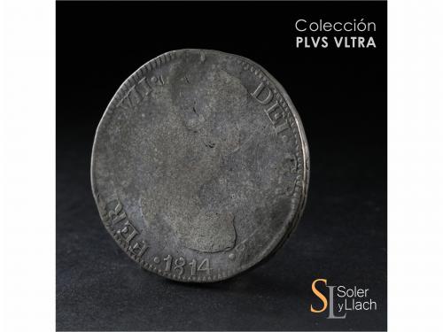 FERNANDO VII. 8 Reales. 1814. ZACATECAS. F.P. 26,29 grs. Acu