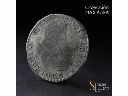 FERNANDO VII. 8 Reales. 1814. ZACATECAS. A.G. 25,87 grs. Can