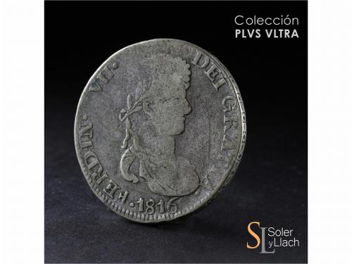 FERNANDO VII. 8 Reales. 1816. ZACATECAS. A.G. 25,95 grs. Can