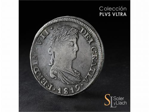 FERNANDO VII. 8 Reales. 1819/9181. ZACATECAS. A.G. 26,53 grs