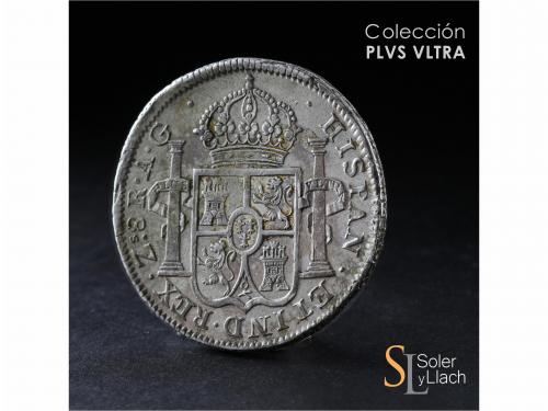 FERNANDO VII. 8 Reales. 1820. ZACATECAS. A.G. 26,80 grs. Pát
