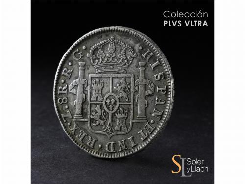 FERNANDO VII. 8 Reales. 1821. ZACATECAS. R.G. 26,67 grs. Mar