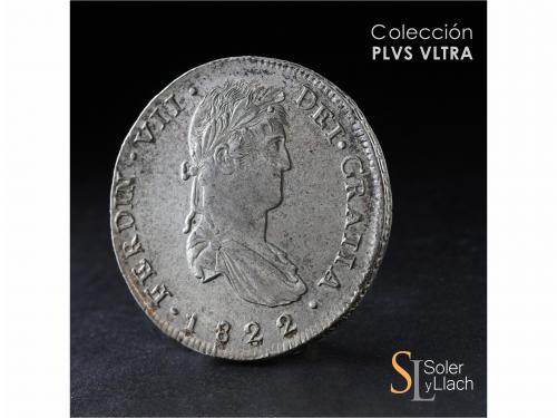 FERNANDO VII. 8 Reales. 1822. ZACATECAS. R.G. 26,97 grs. SC-