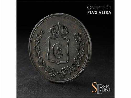 CARLOS VII Pretendiente. 5 Pesetas. 1875. OÑATE. 23,91 grs. 