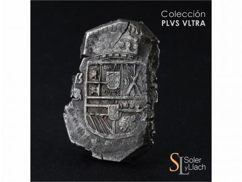 FELIPE IV. 8 Reales. 1651. BURGOS. BR (nexadas). Anv.: B / B