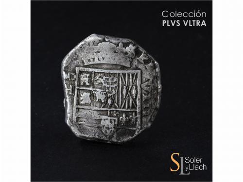 FELIPE IV. 8 Reales. 1633. MADRID. H. Anv.: MD / H - Escudo 