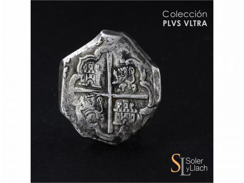 FELIPE IV. 8 Reales. 1633. MADRID. H. Anv.: MD / H - Escudo 