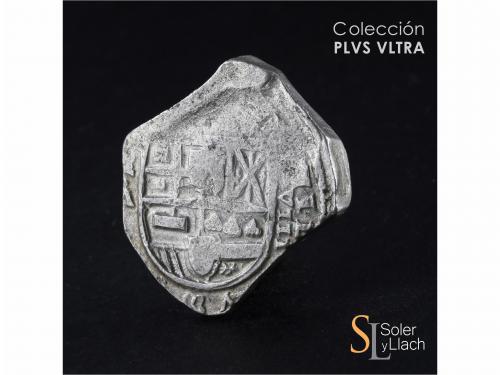 FELIPE IV. 8 Reales. 1651. MADRID. A. Anv.: MD vertical / A 