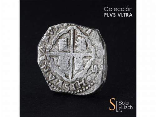 FELIPE IV. 8 Reales. 1644/3. MADRID. I.B. Anv.: MD vertical 