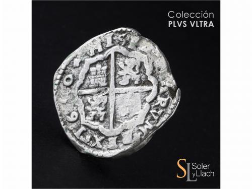 FELIPE IV. 8 Reales. 1650. MADRID. A. Anv.: MD vertical / A 