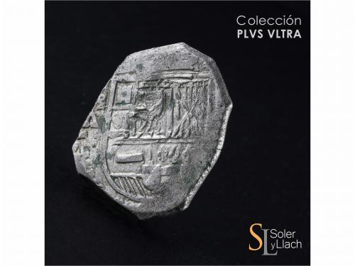 FELIPE IV. 8 Reales. 1661/59. MADRID. A. Anv.: MD vertical /