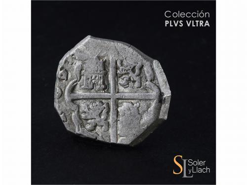 FELIPE IV. 8 Reales. 1661/59. MADRID. A. Anv.: MD vertical /