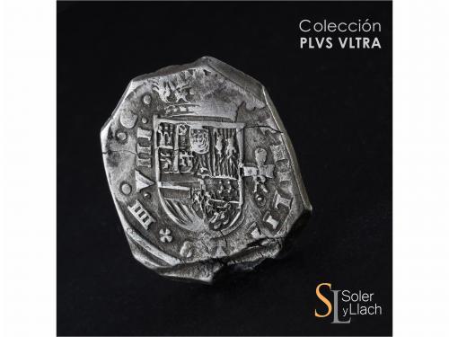 FELIPE IV. 8 Reales. 1623. SEGOVIA. R. Anv.: VIII vertical -