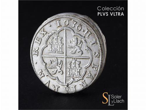 FELIPE IV. 8 Reales. 1630. SEGOVIA. P. Anv.: Acueducto verti