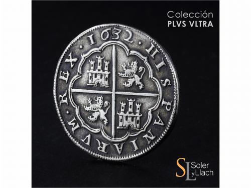 FELIPE IV. 8 Reales. 1632. SEGOVIA. R. Anv.: Acueducto horiz