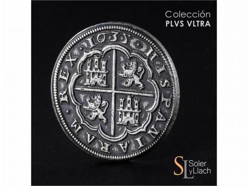 FELIPE IV. 8 Reales. 1635. SEGOVIA. R. 27,55 grs. Variante H