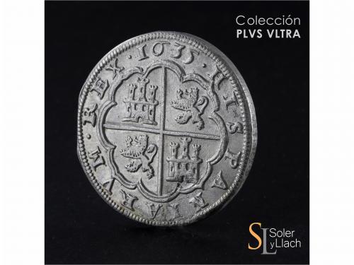 FELIPE IV. 8 Reales. 1635. SEGOVIA. R. 26,61 grs. Variante P