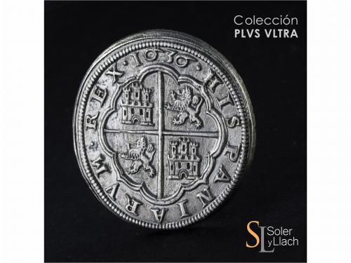 FELIPE IV. 8 Reales. 1636. SEGOVIA. R. 26,88 grs. La V de PH