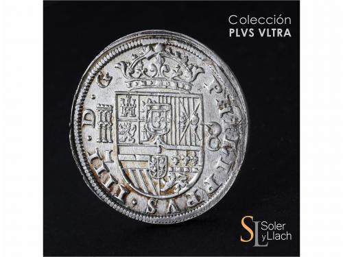 FELIPE IV. 8 Reales. 1651/30/31. SEGOVIA. I. Anv.: Acueducto
