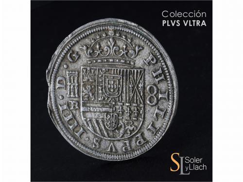 FELIPE IV. 8 Reales. 1659/32. SEGOVIA. BR (nexadas). Anv.: A