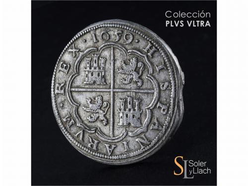 FELIPE IV. 8 Reales. 1659/32. SEGOVIA. BR (nexadas). Anv.: A