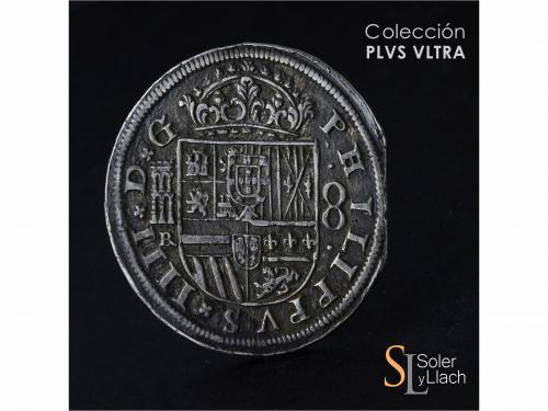 FELIPE IV. 8 Reales. 1660. SEGOVIA. BR (nexadas). Anv.: Acue