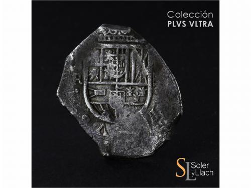 FELIPE IV. 8 Reales. 1625. SEVILLA. R. Anv.: S / R - Escudo 
