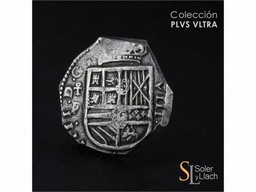 FELIPE IV. 8 Reales. (1)630. TOLEDO. P. Anv.: T roel encima 