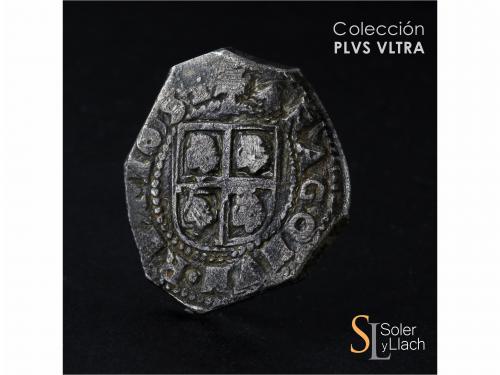 FELIPE IV. 8 Reales. 1651. ZARAGOZA. Anv.: CA vertical - Esc