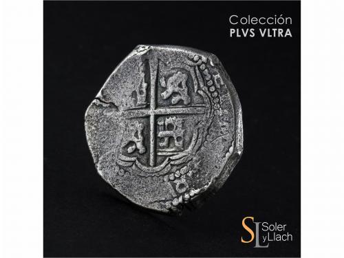 FELIPE IV. 8 Reales. 1659. LIMA. V. Anv.: 8 - Columna - L*M 