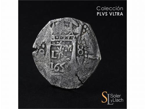 FELIPE IV. 8 Reales. 1659. LIMA. V. Anv.: 8 - Columna - L*M 