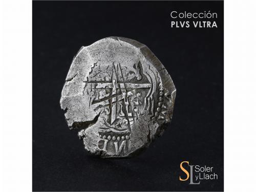 FELIPE IV. 8 Reales. 1659. LIMA. V. Anv.: V - Columna - LI*M