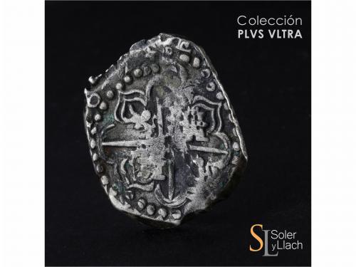 FELIPE IV. 8 Reales. 1622. POTOSÍ. P. Anv.: P / P - Escudo -