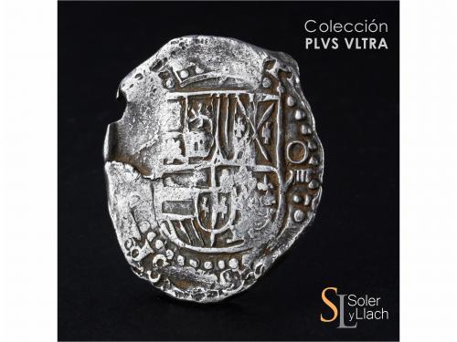 FELIPE IV. 8 Reales. 1626. POTOSÍ. (P). 26,7 grs. Leones y c