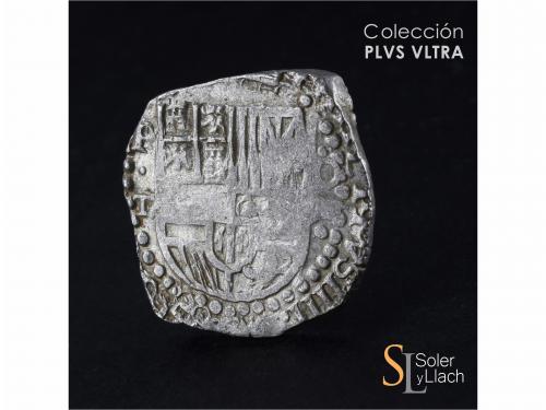 FELIPE IV. 8 Reales. (1)627. POTOSÍ. T. Anv.: P / T - Escudo